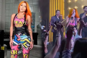 Röya fərqli tərzdə səhnədə!