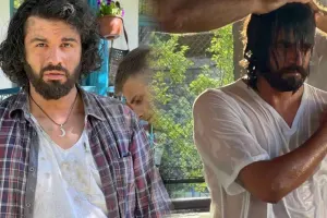 Serial üçün xaç suyuna girdi