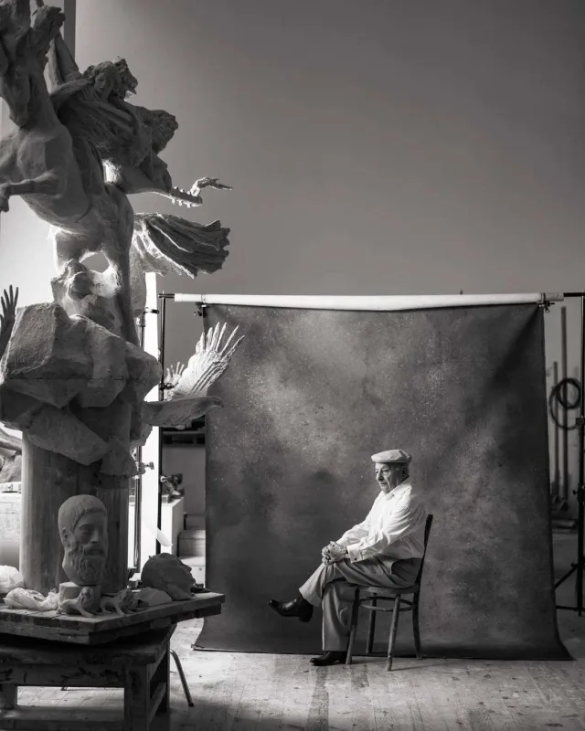 94 yaşlı Ömər Eldarovdan yeni fotolar