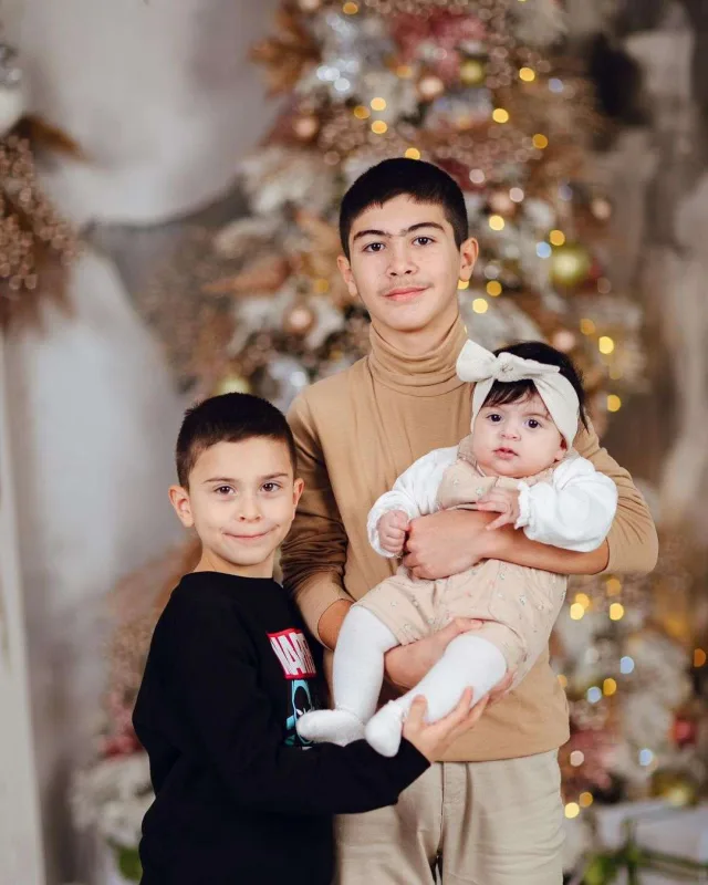 “Qurd”dan övladlarıyla birgə fotosessiya