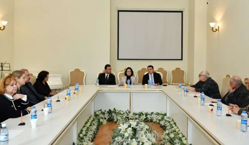 Adil Kərimli Bəstəkarlar İttifaqının kollektivi ilə görüşdü