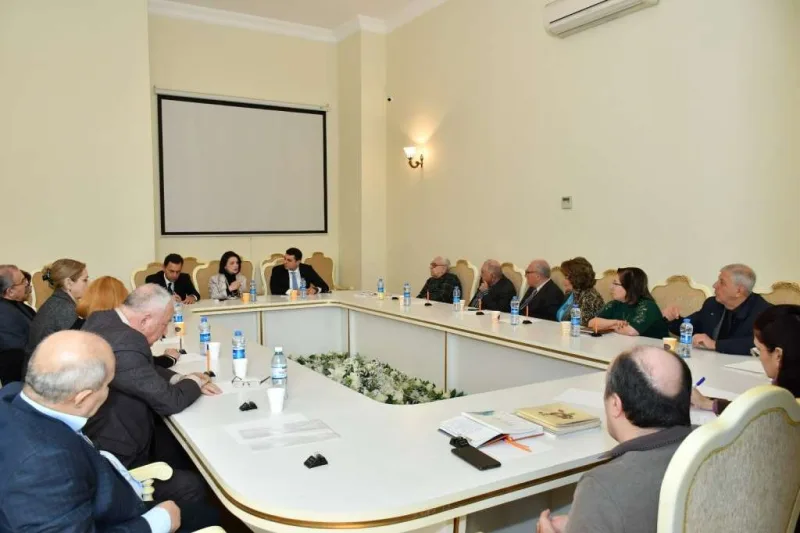 Adil Kərimli Bəstəkarlar İttifaqının kollektivi ilə görüşdü