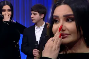 Nigar efirdə gözyaşı tökdü