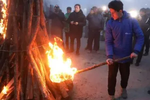 Şuşada Novruz tonqalı qalandı