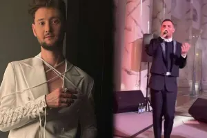 Elnurla Eldarın fərqli kostyumları