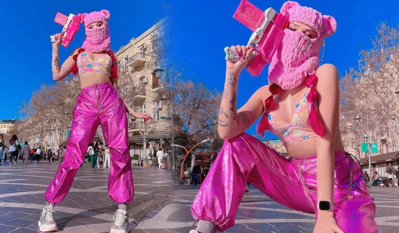 Polisdən “Tarqovı”da poza verən  modelə xəbərdarlıq