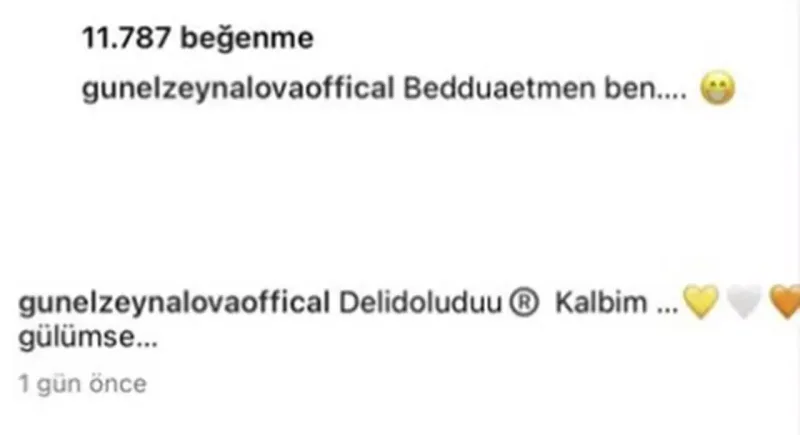 Günel Rezaya söz atıb?