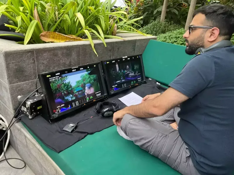 Şəhriyar Hindistanda filmə çəkildi