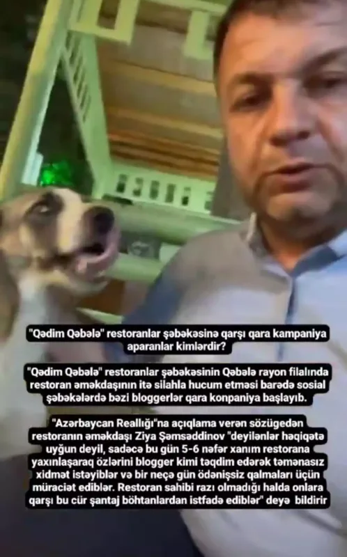 İnfluenserlərin gözü qarşısında atəş açıldı – Şikayətçidilər!