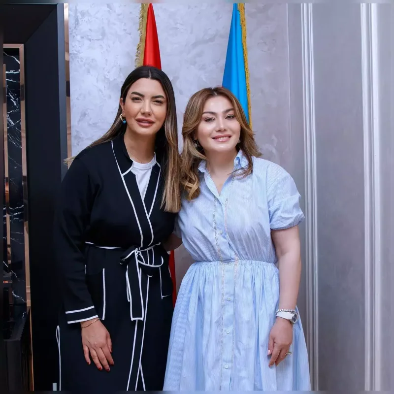 Fulya Bakıda Ruhi Əliyeva ilə görüşdü