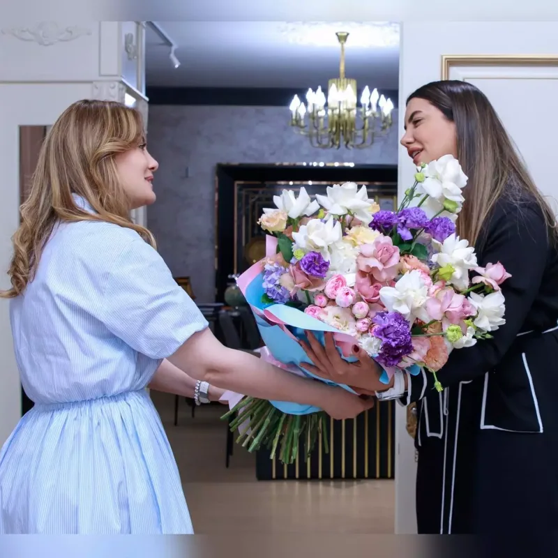 Fulya Bakıda Ruhi Əliyeva ilə görüşdü