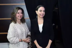 Leyla Əliyeva İordaniya şahzadəsi ilə tamaşada