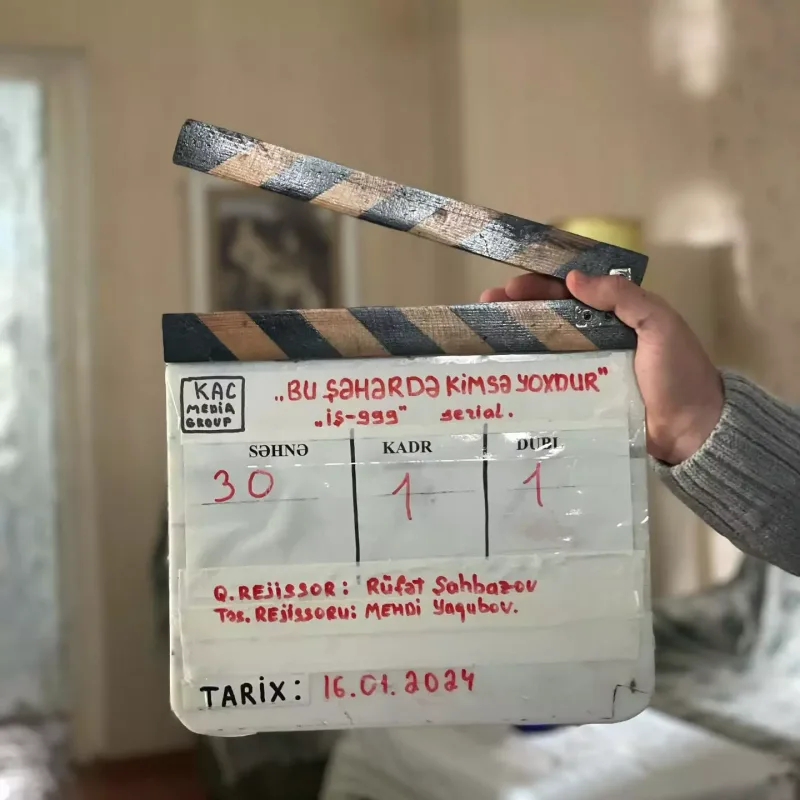 “Bu şəhərdə kimsə yoxdur” serial olur!