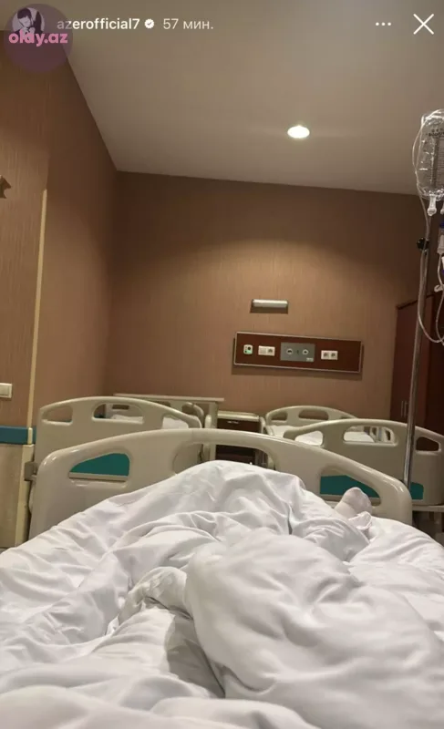 Azərbaycanlı model film çəkilişində qəza keçirdi