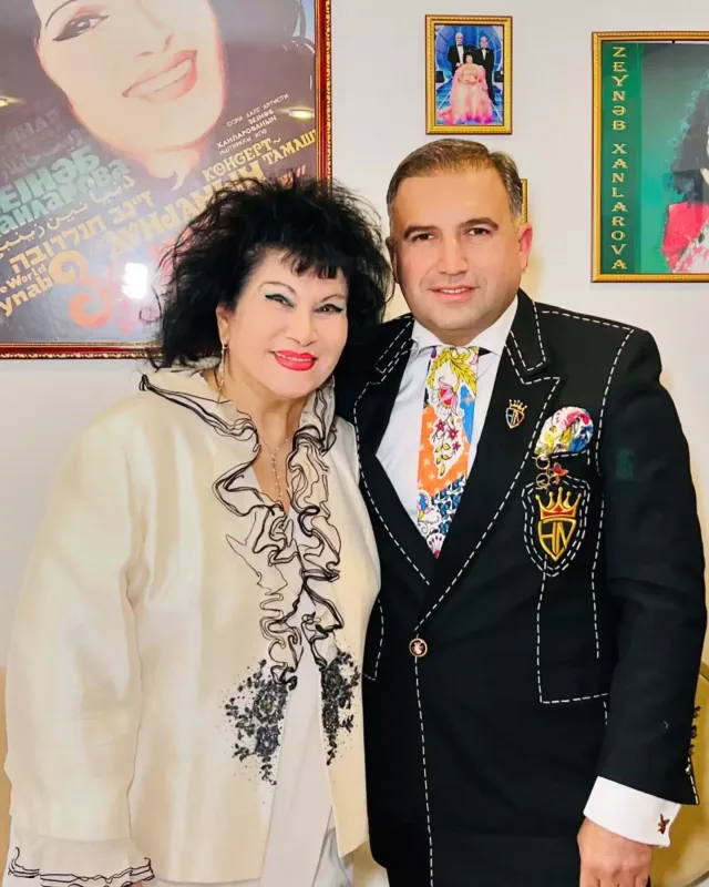 Zeynəb Xanlarova ilə görüşdü