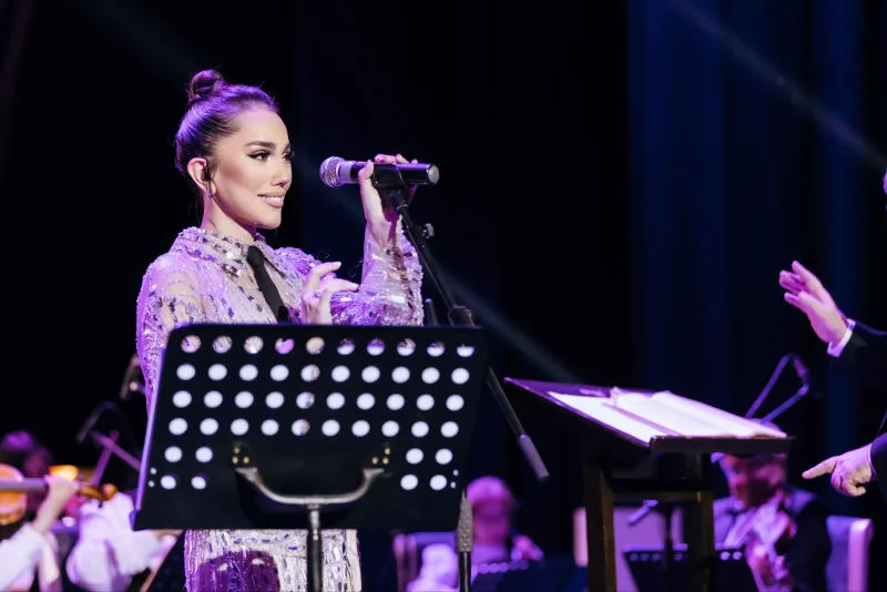 Lalə Məmmədova Gəncədə konsert verdi