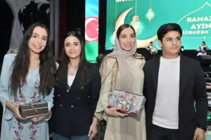 Leyla və Arzu Əliyevalar şəhid anaları ilə iftarda - Fotolar