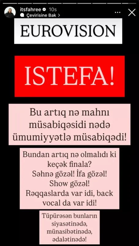 Nigardan Fahree-nin boykot çağırışına etiraz!