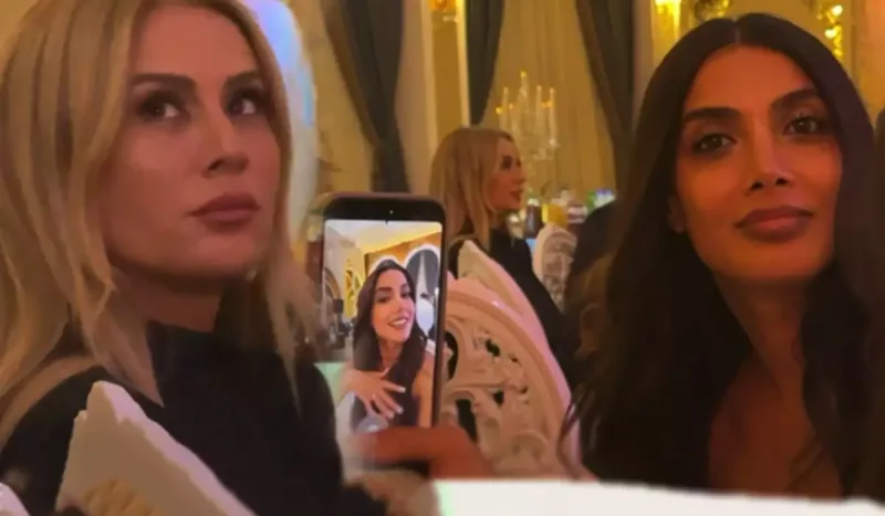 Əkizlər küsülü olduqları Roza ilə eyni məclisdə!