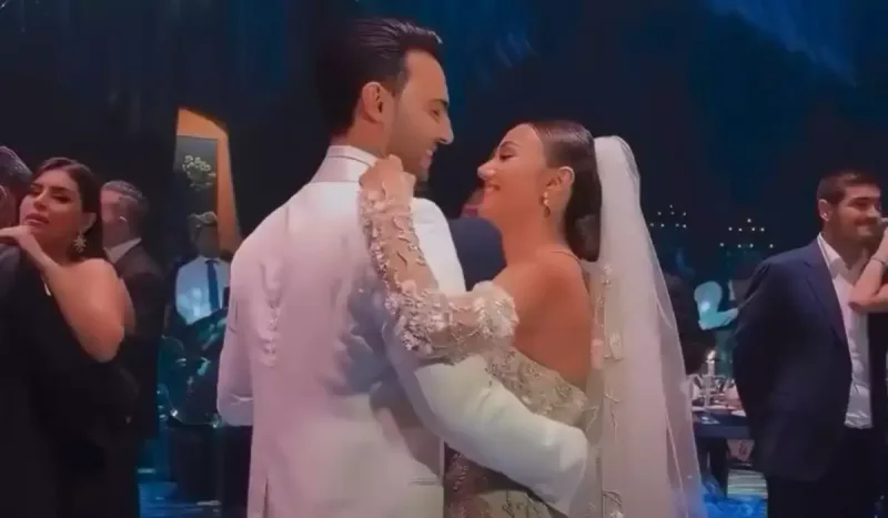 Bakıda dəbdəbəli toyda məşhur ulduzlar - Video