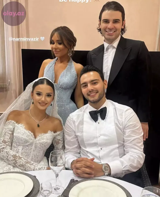 Bakıda dəbdəbəli toyda məşhur ulduzlar - Video