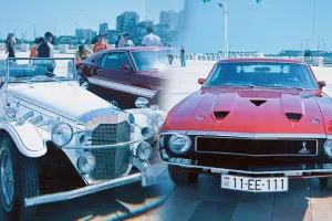 Klassik avtomobillərin sərgisi... - Fotolar