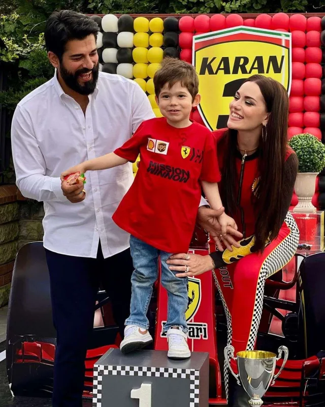 Fahriye və Burakın oğlu 3 yaşında