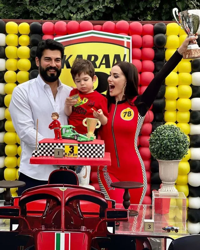 Fahriye və Burakın oğlu 3 yaşında