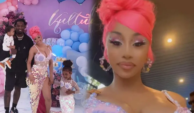 Kardi qızına doğum günü keçirdi