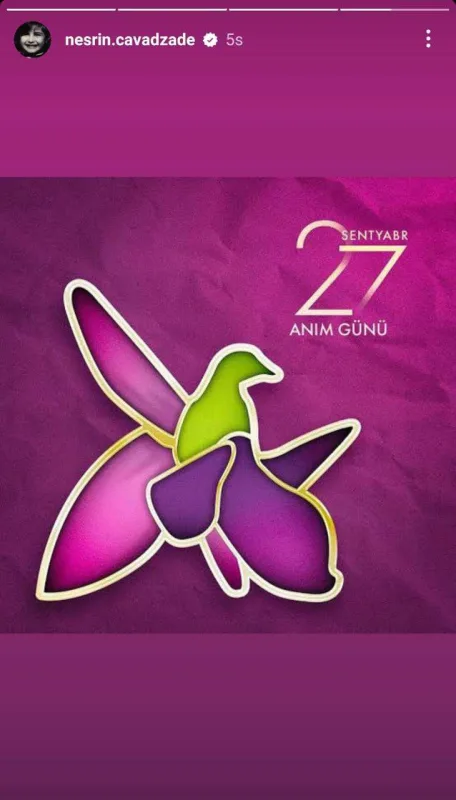 Nəsrindən Anım Günü paylaşımı