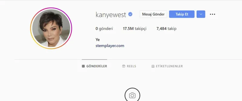 Kanye Kardaşyanın anasını ələ saldı
