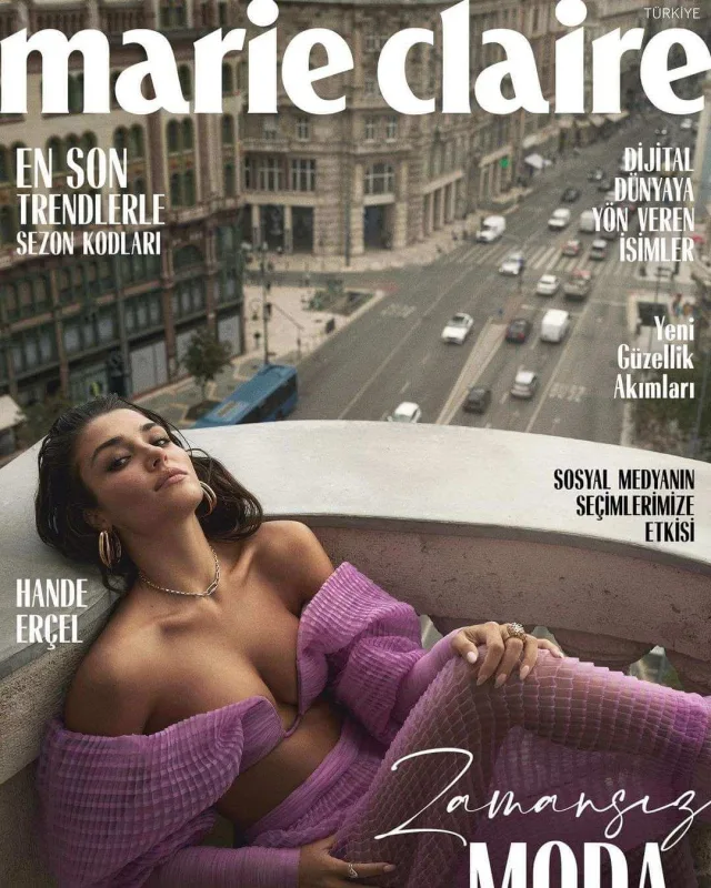 Məşhur jurnal üçün Budapeştdə pozalar verdi