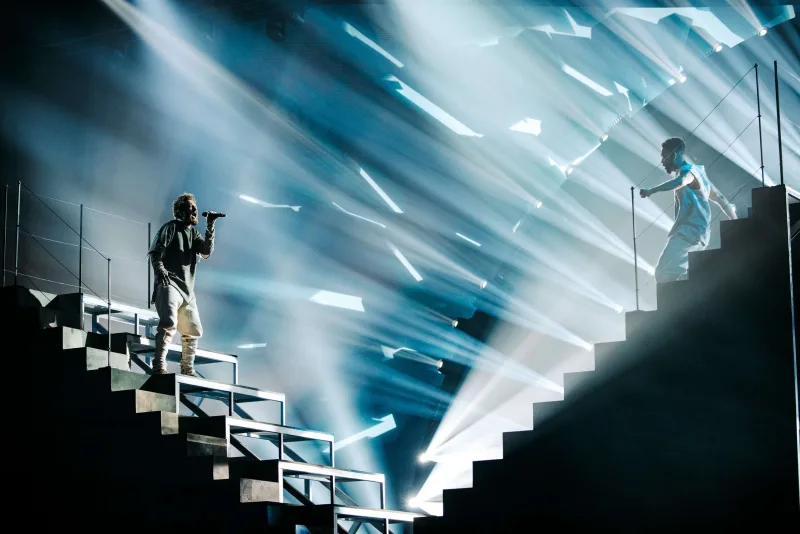 Nadirin Avroviziya məşqindən ilk görüntülər