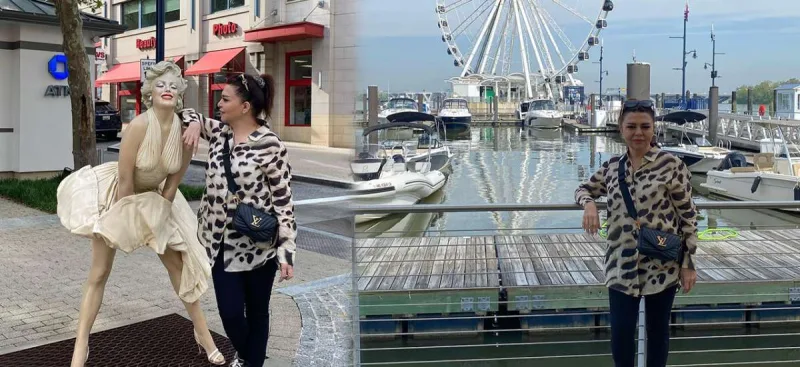 Nəzakət Teymurova okeanın o tayında... - FOTOLAR