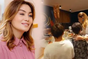 Ruhi Əliyevanın əkizləri 10 yaşında!