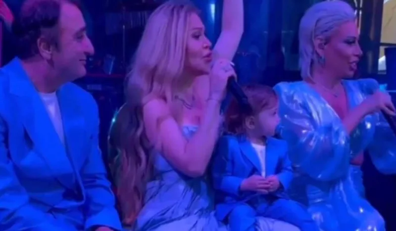 Rəqsanə oğlunun kiçik toyuna Lineti gətizdirdi