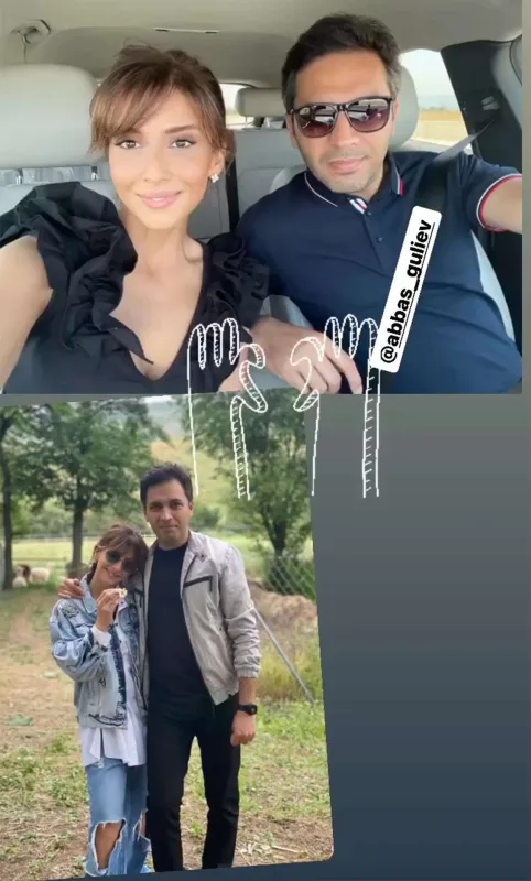 Leyladan həyat yoldaşına təbrik