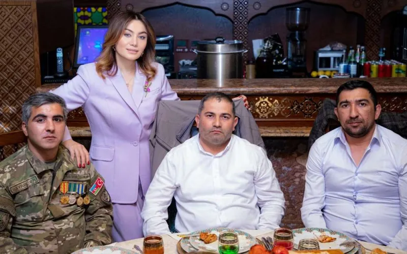 Ruhi Əliyeva qazilərlə görüşdü