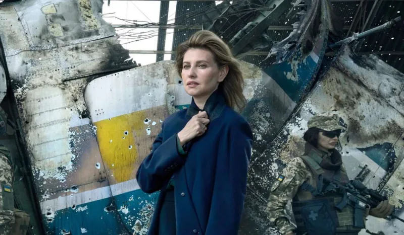 Müharibə şəraitində “Vogue”un siması oldu