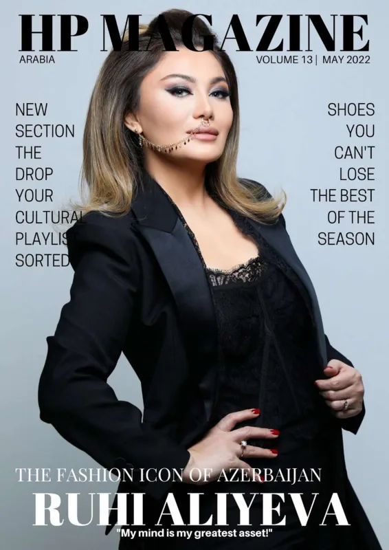 Ruhi Əliyeva ərəb dərgisinin üz qabığında