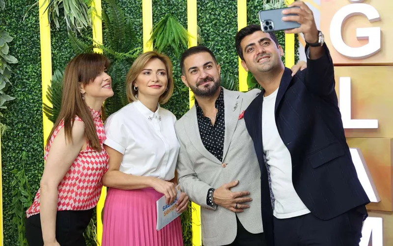 İlk efirinin qonağı əri oldu