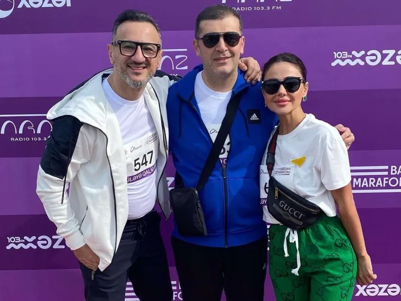 Məşhurlar marafonda - Video