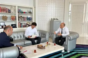 Nazir “Yüksəliş” müsabiqəsinin qalibi ilə görüşdü