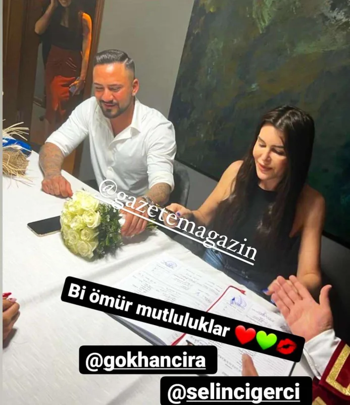 Selinlə Gökhan ikinci dəfə evləndi