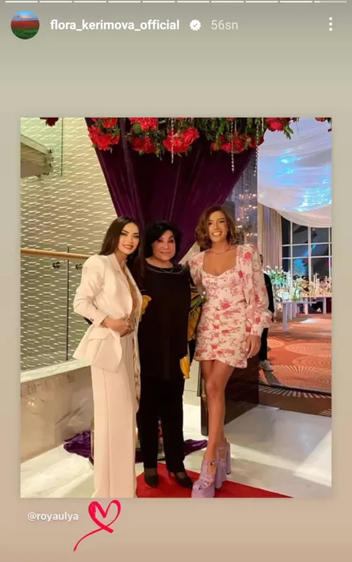 Flora Kərimova Röya ilə fotosunu paylaşdı