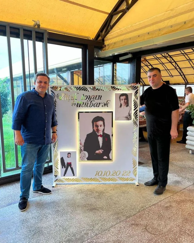 Rəşad Dağlı oğluna kiçik toy etdi