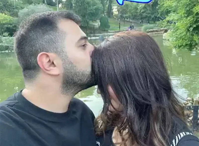 İlk dəfə ərinin üzünü göstərdi