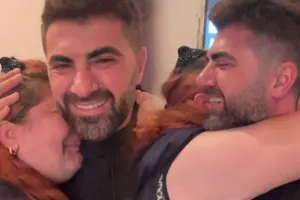 Pərəstişkarı Zaurun boynuna sarılıb, buraxmaq istəmədi