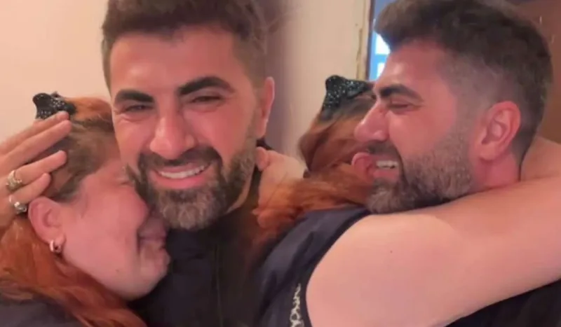 Pərəstişkarı Zaurun boynuna sarılıb, buraxmaq istəmədi