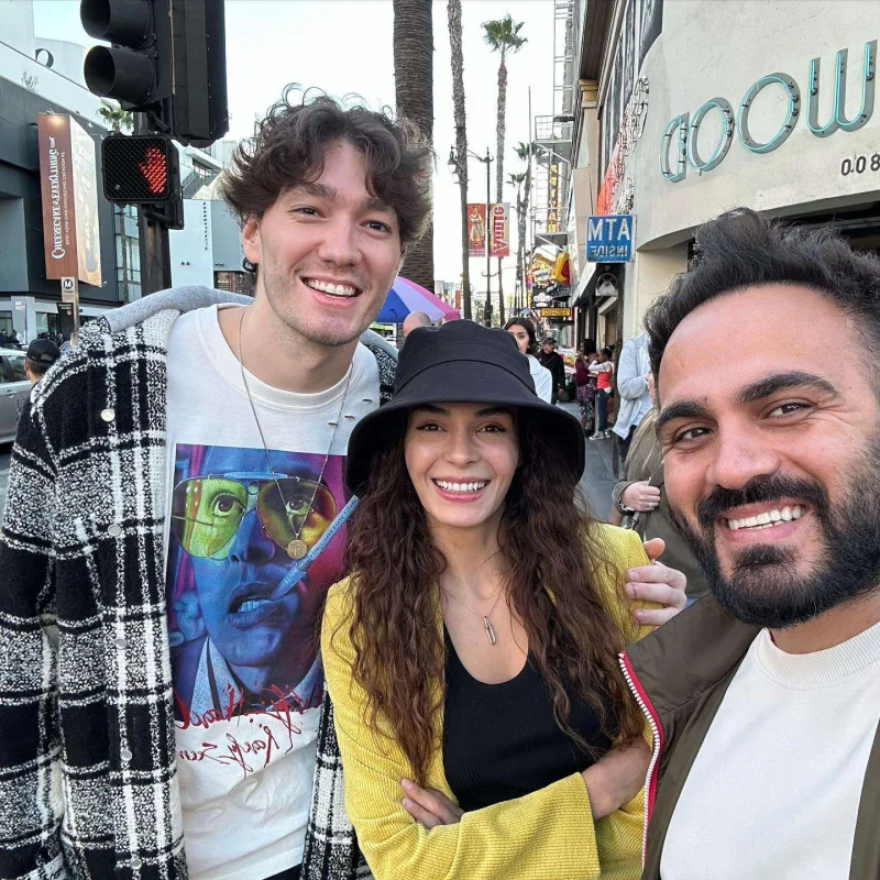 Ebru və Cedi cütlüyündən Amerika pozaları